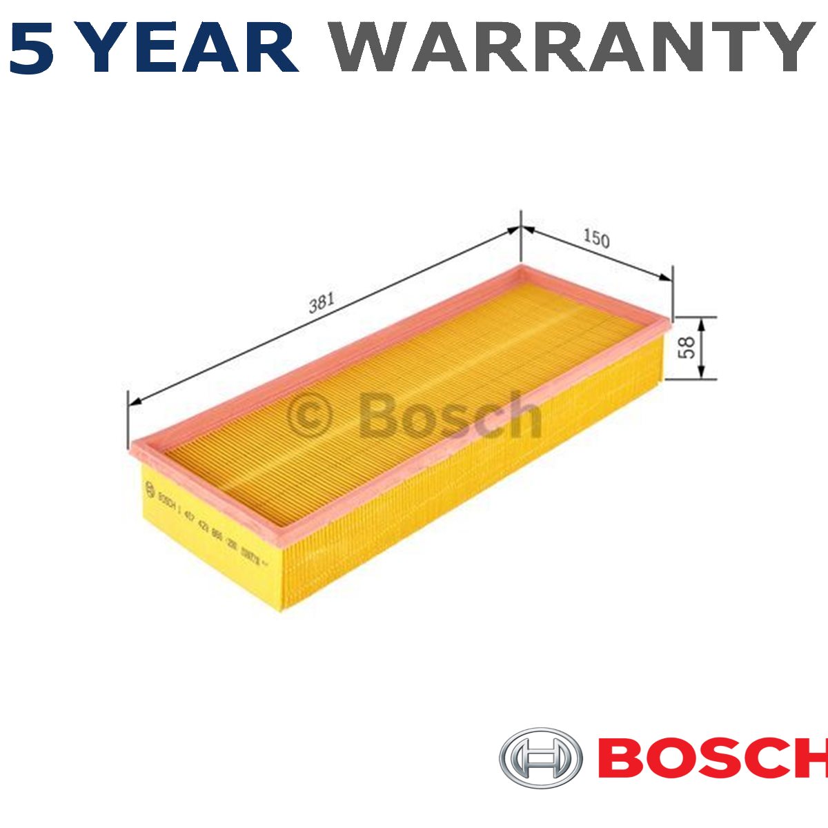 Bosch Air Filter Fits BMW 7 Series 5 3.0 3.4 + Other Models eBay